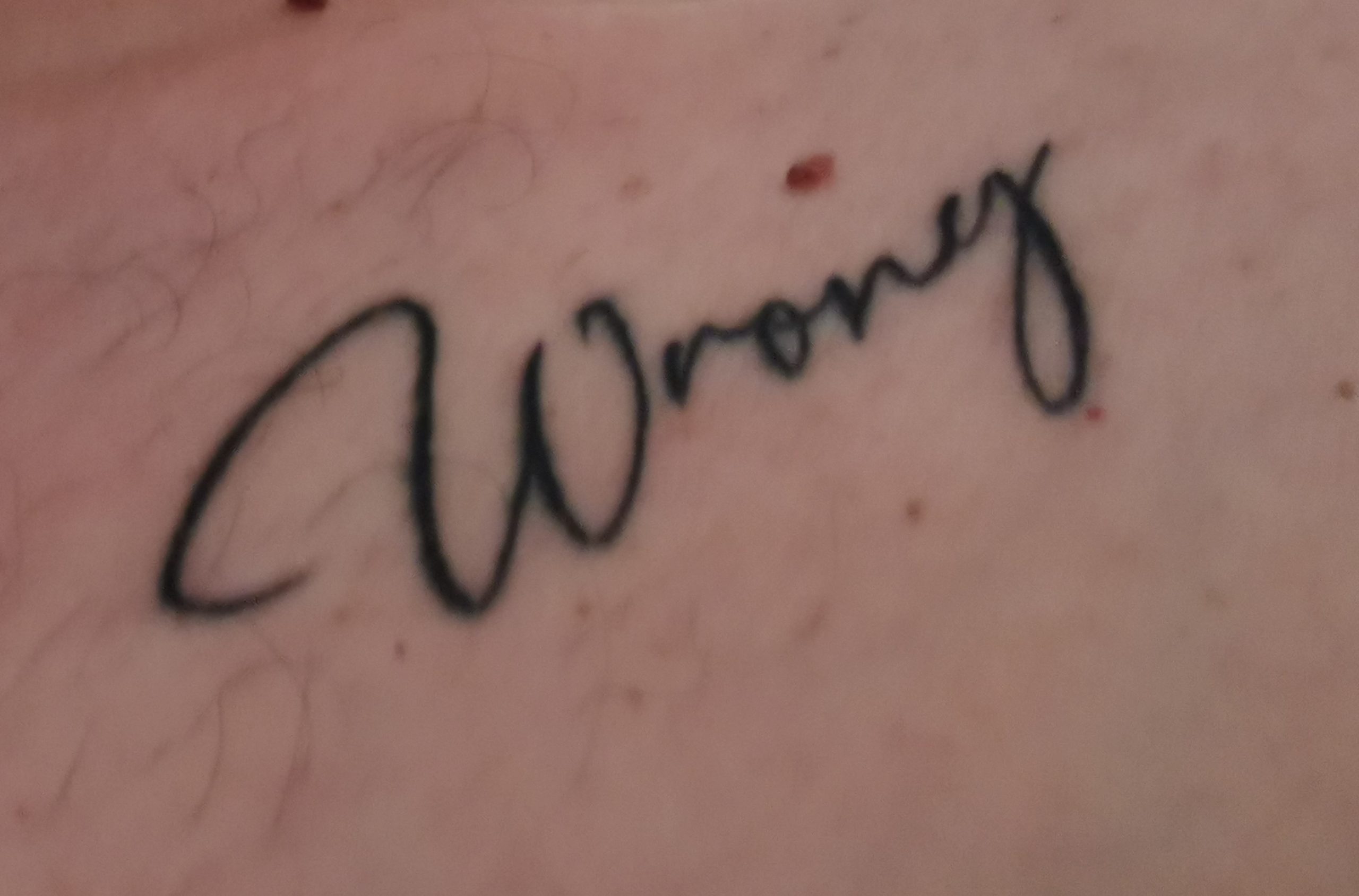 Wrong (DM) - Tattoo